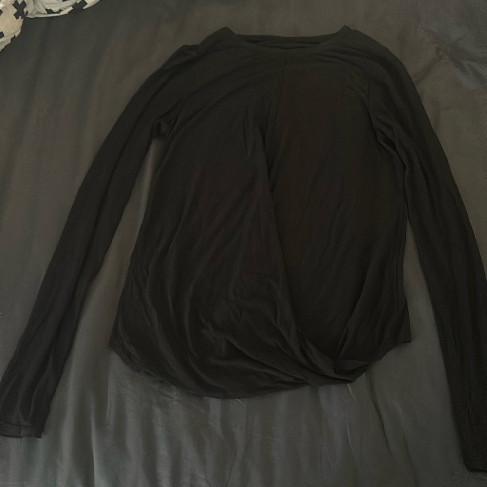 LULULEMON WRAP WAIST LONG SLEEVE TOP
